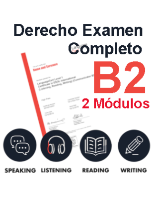 Derecho Examen LanguageCert B2 Completo Online