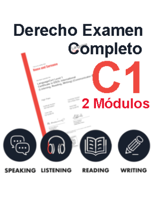 Derecho Examen LanguageCert C1 Completo Online