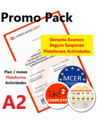 Promo Pack A2 Derecho Examen + Plataforma Actividades Plan 1 mes