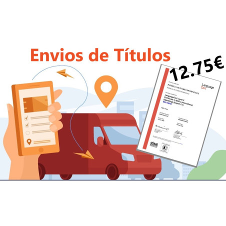 Envio Postal Certificado LanguageCert / Copia Original