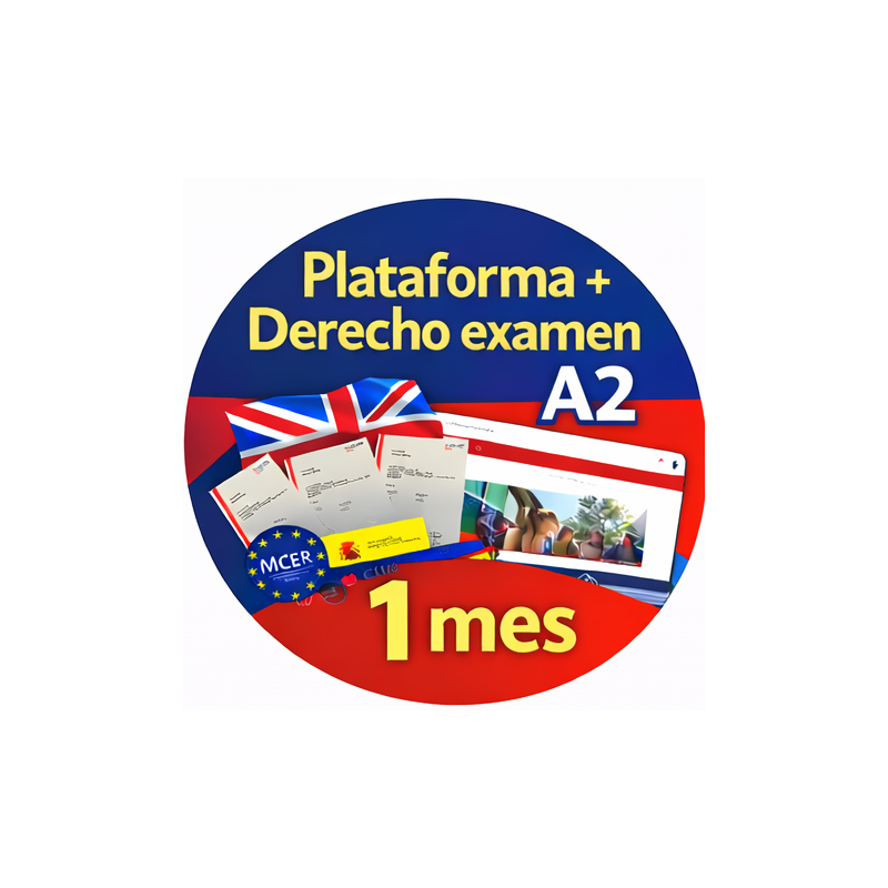 A2 LanguageCert Examen Completo + Plataforma Actividades 1 mes acceso