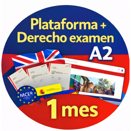 A2 LanguageCert Examen Completo + Plataforma Actividades 1 mes acceso