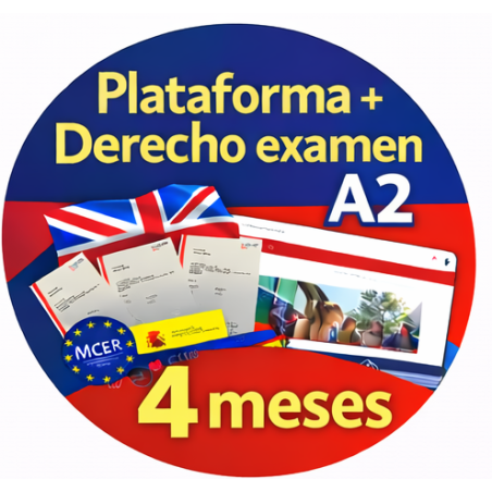 A2 LanguageCert Examen Completo + Plataforma Actividades 4 meses acceso