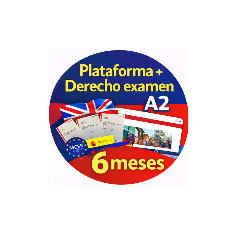 A2 LanguageCert Examen Completo + Plataforma Actividades 6 meses acceso