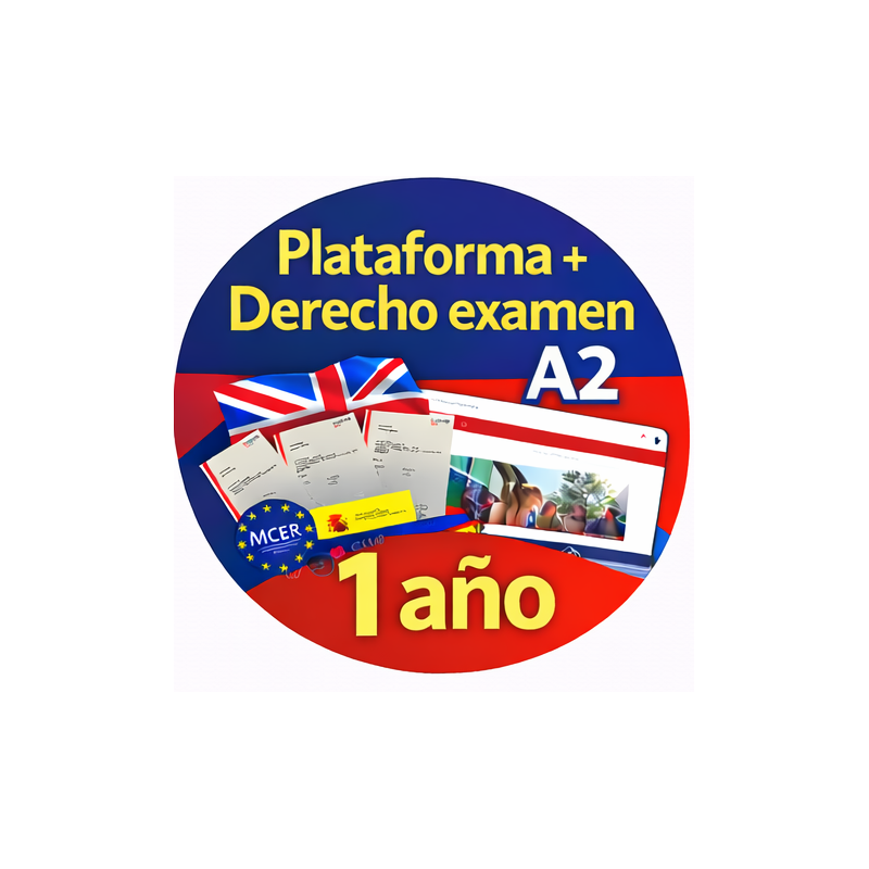 A2 LanguageCert Examen Completo + Plataforma Actividades 1 año acceso
