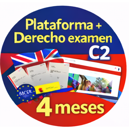 C2 LanguageCert Examen Completo + Plataforma Actividades 4 meses acceso