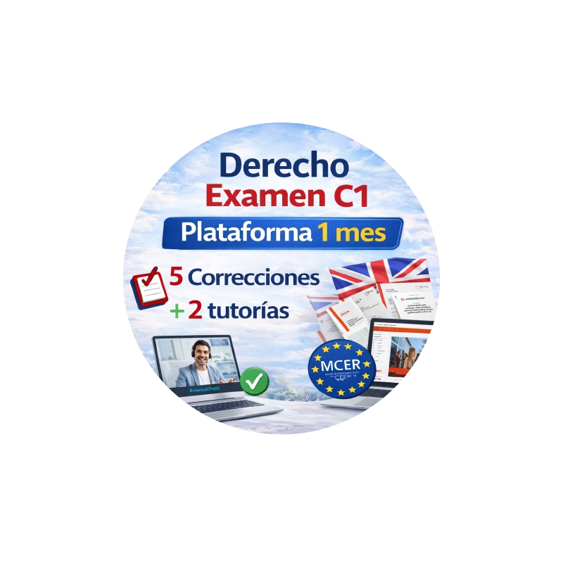 PROMO Languagecert Derecho Examen C1 + Plataforma 1 mes renovable