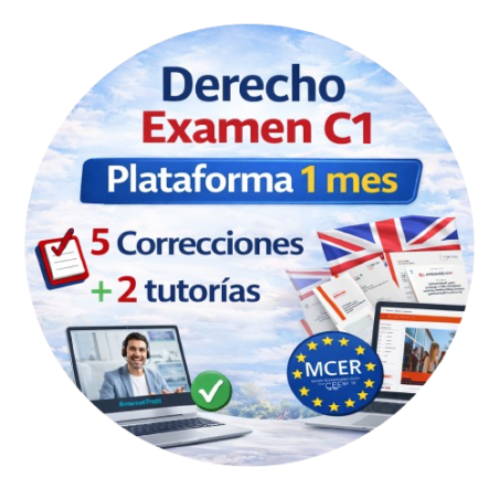 PROMO Languagecert Derecho Examen C1 + Plataforma 1 mes renovable