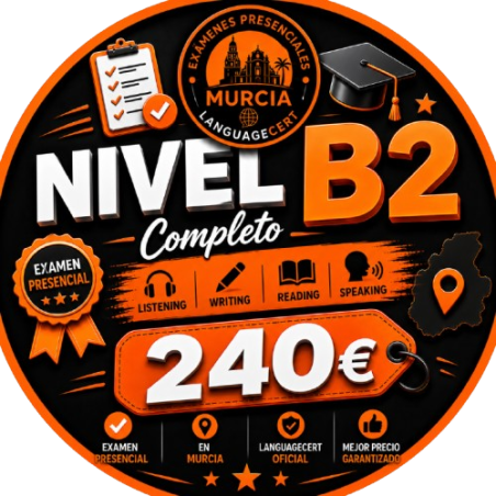 Examen Presencial Languagecert B2 Completo en Murcia
