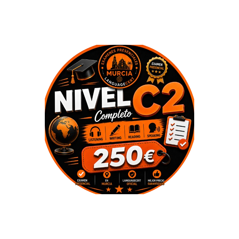 Examen Presencial Languagecert C2 Completo en Murcia