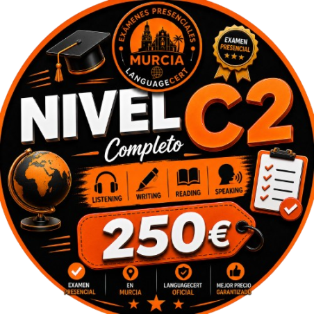 Examen Presencial Languagecert C2 Completo en Murcia