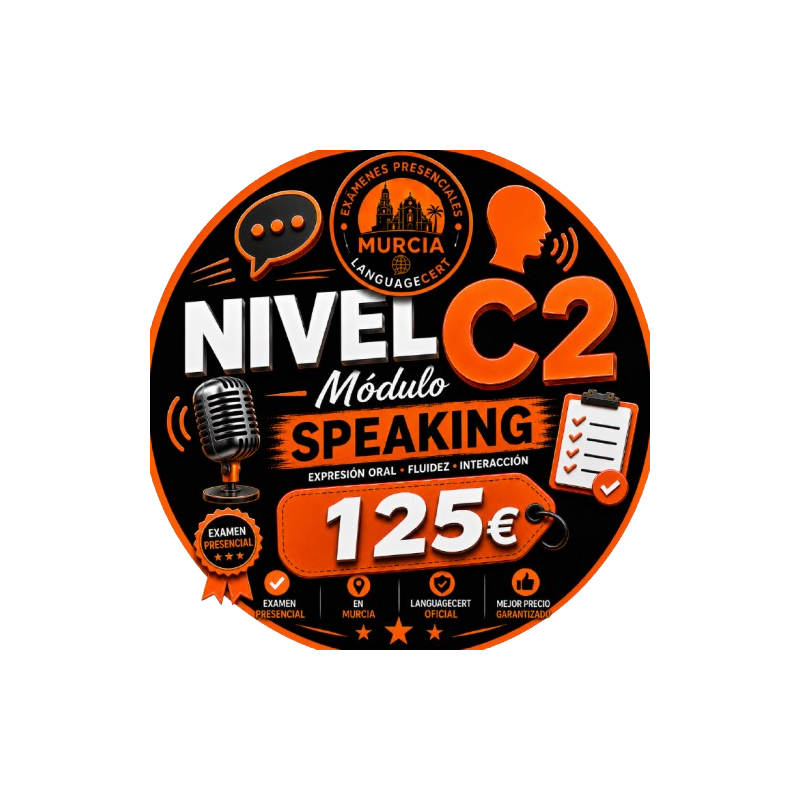 Examen Presencial Languagecert C2 Módulo Speaking en Murcia