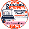 Nivel C2 Derecho Examen Languagecert + Plataforma / Pagos Klarna