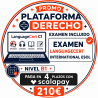 Nivel B1 Derecho Examen Languagecert + Plataforma / Pagos scalapay