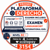Nivel B2 Derecho Examen Languagecert + Plataforma / Pagos scalapay