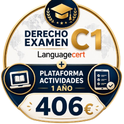 Promo C1 Derecho Examen Languagecert + Plataforma Actividades 1 año
