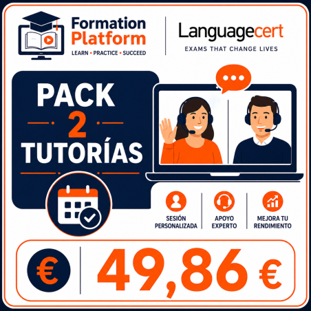 Pack 2 tutorías – English Speaking Practice