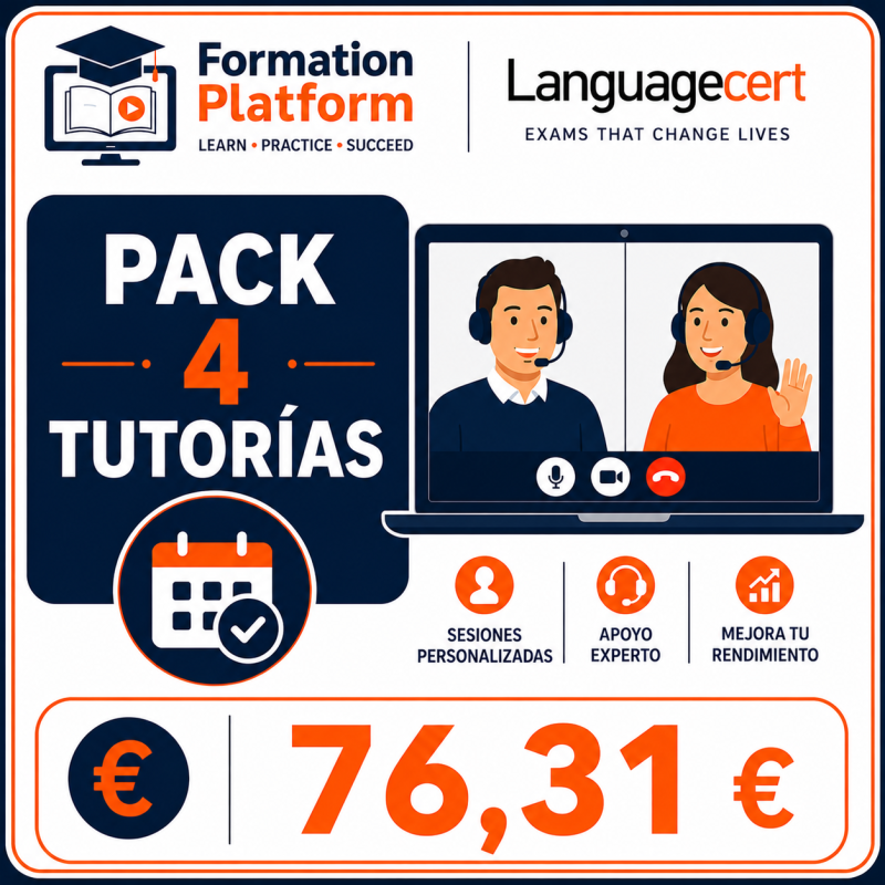 Pack 4 tutorías – English Speaking Practice