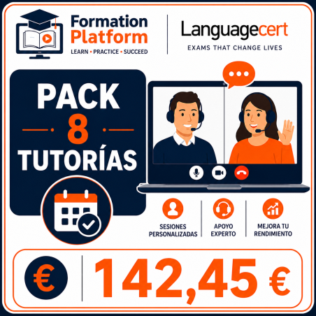 Pack 8 tutorías – English Speaking Practice