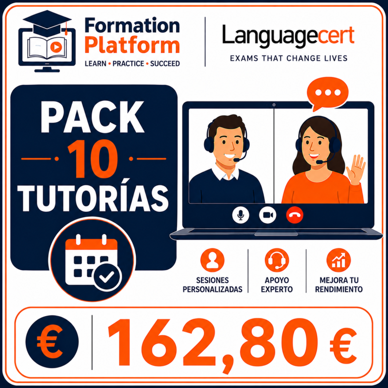 Pack 10 tutorías – English Speaking Practice