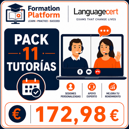 Pack 11 tutorías – English Speaking Practice