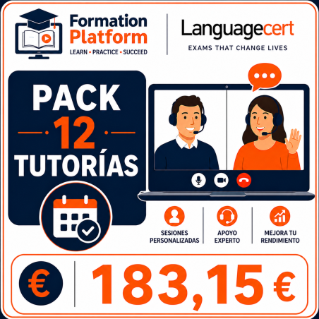 Pack 12 tutorías – English Speaking Practice