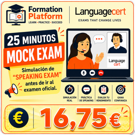 25 Minutos de Simulación Oral Examénes Languagecert