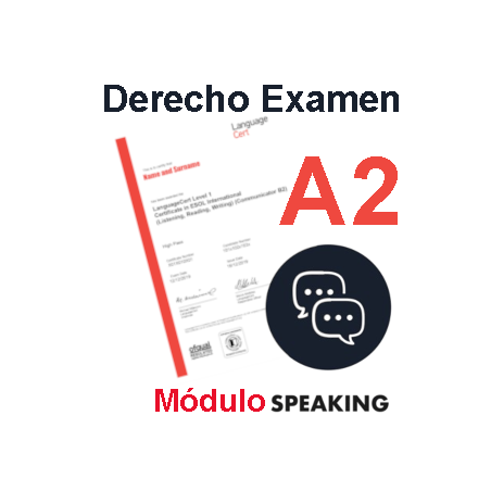 Derecho Examen A2 Speaking