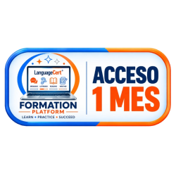 Acceso Plataforma LanguageCert 1 mes