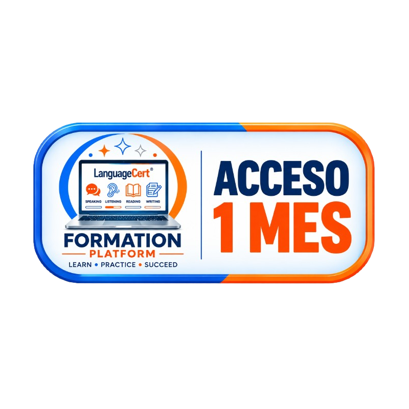 Acceso Plataforma LanguageCert 1 mes
