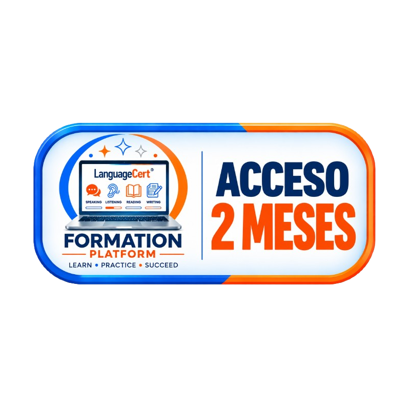 Acceso Plataforma LanguageCert 2 meses