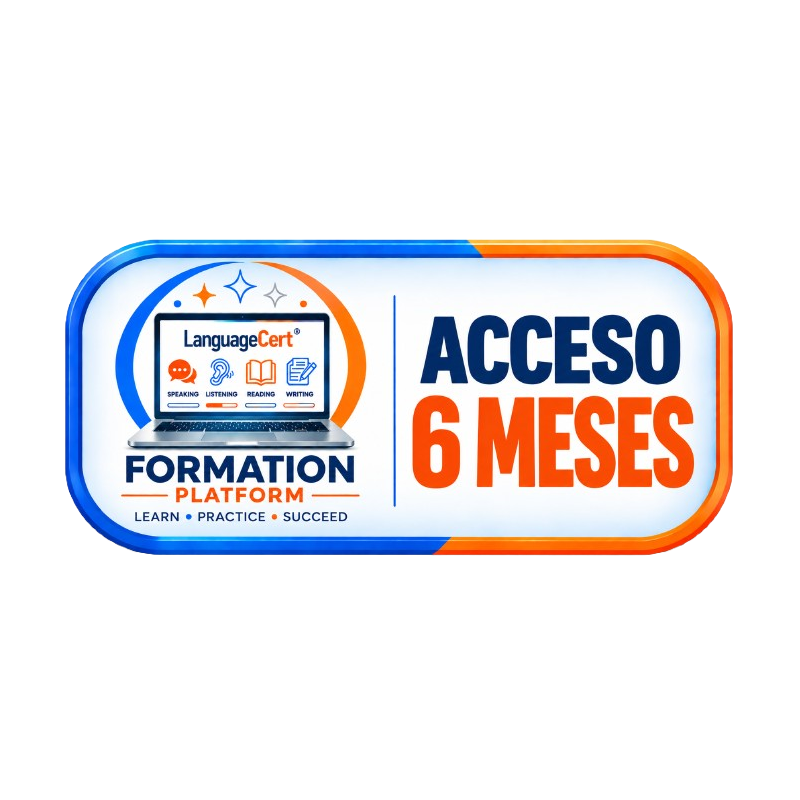 Acceso Plataforma LanguageCert 6 meses