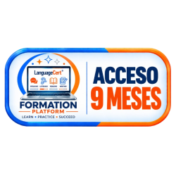 Acceso Plataforma LanguageCert 9 meses