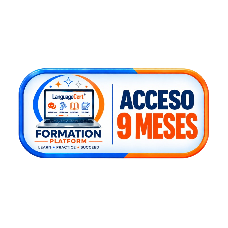 Acceso Plataforma LanguageCert 9 meses