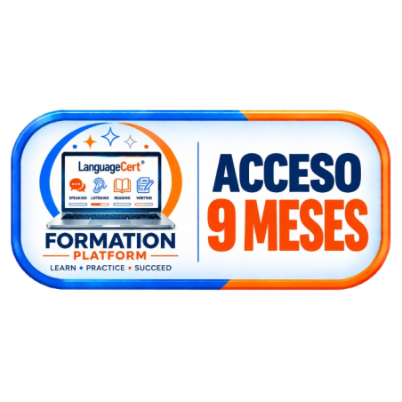 Acceso Plataforma LanguageCert 9 meses